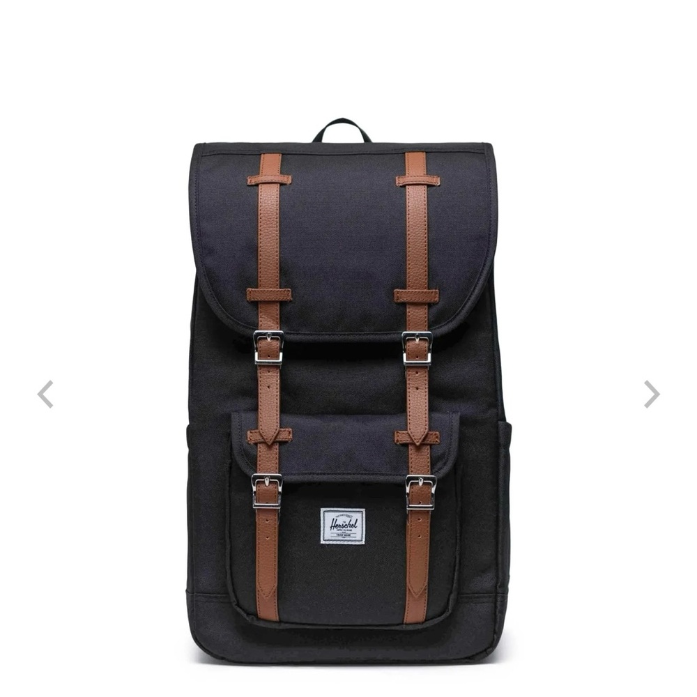 Herschel Supply Company Black and Brown Backpack with Classic Design